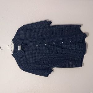 Old Navy Blue Button down short sleeve XXL Shirt